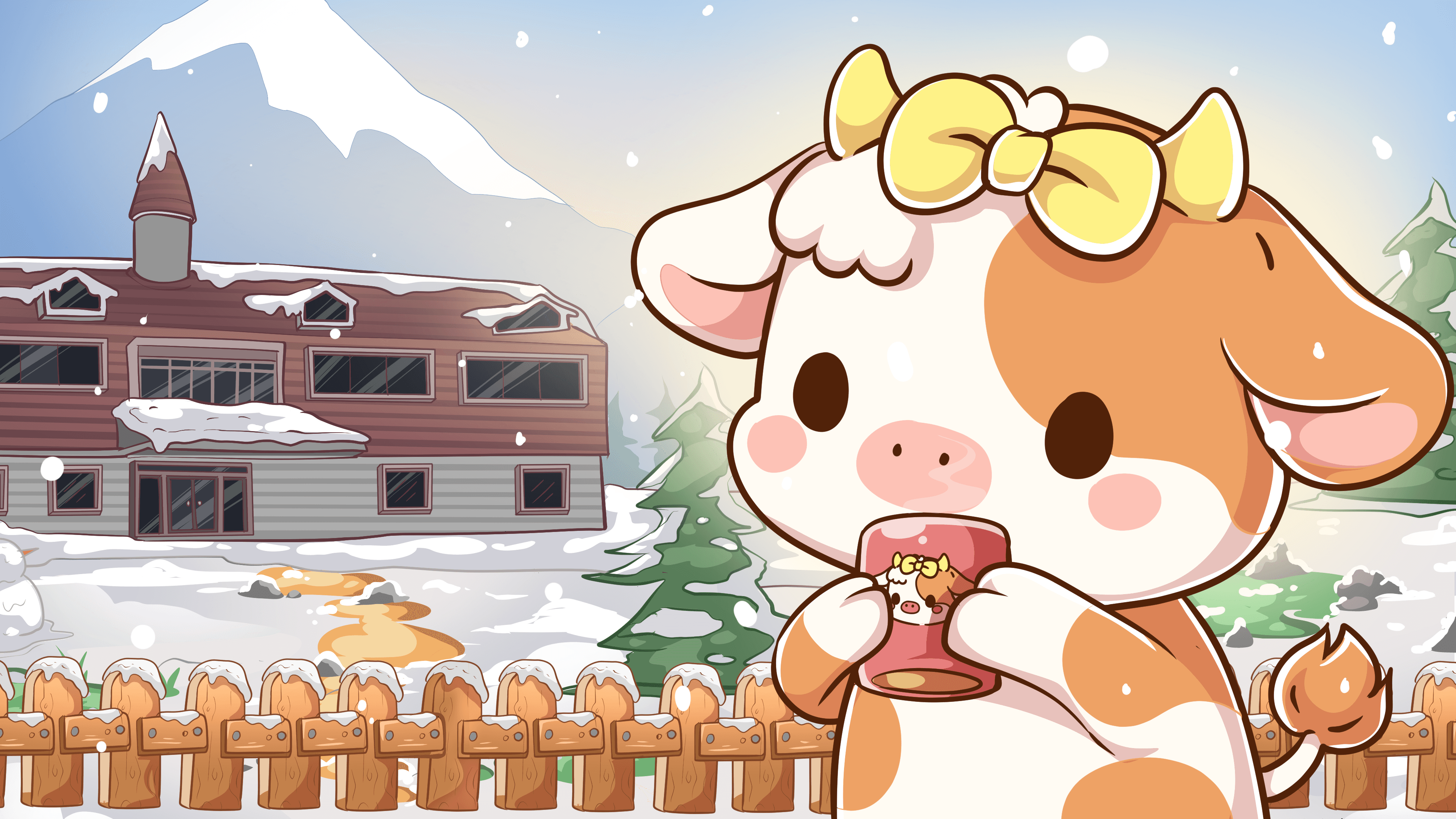 Moomaru — kawaii cow character